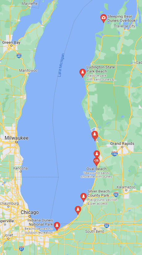 Top 9 Lake Michigan Beaches